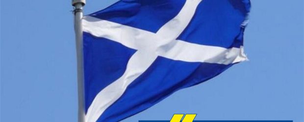 scottish flag and Willerby Holiday Homes